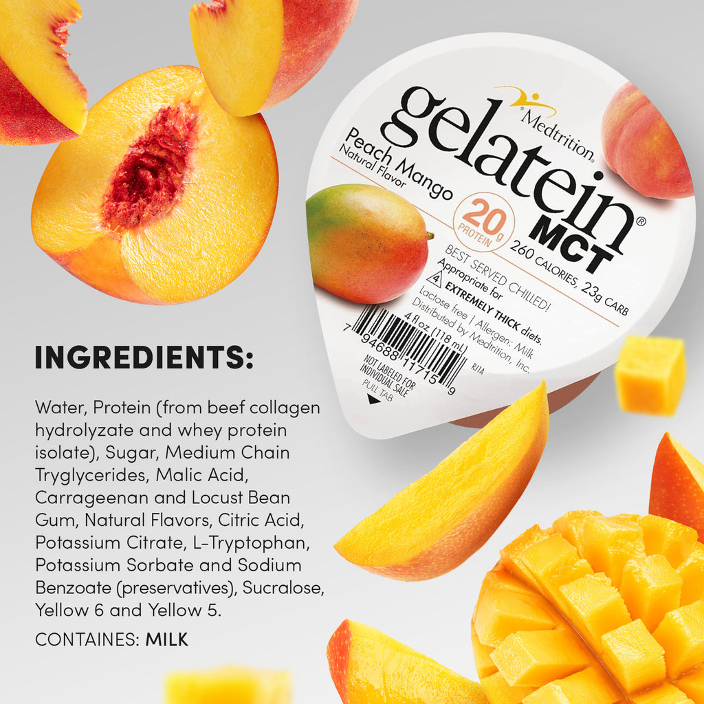 gelatein mct - peach mango