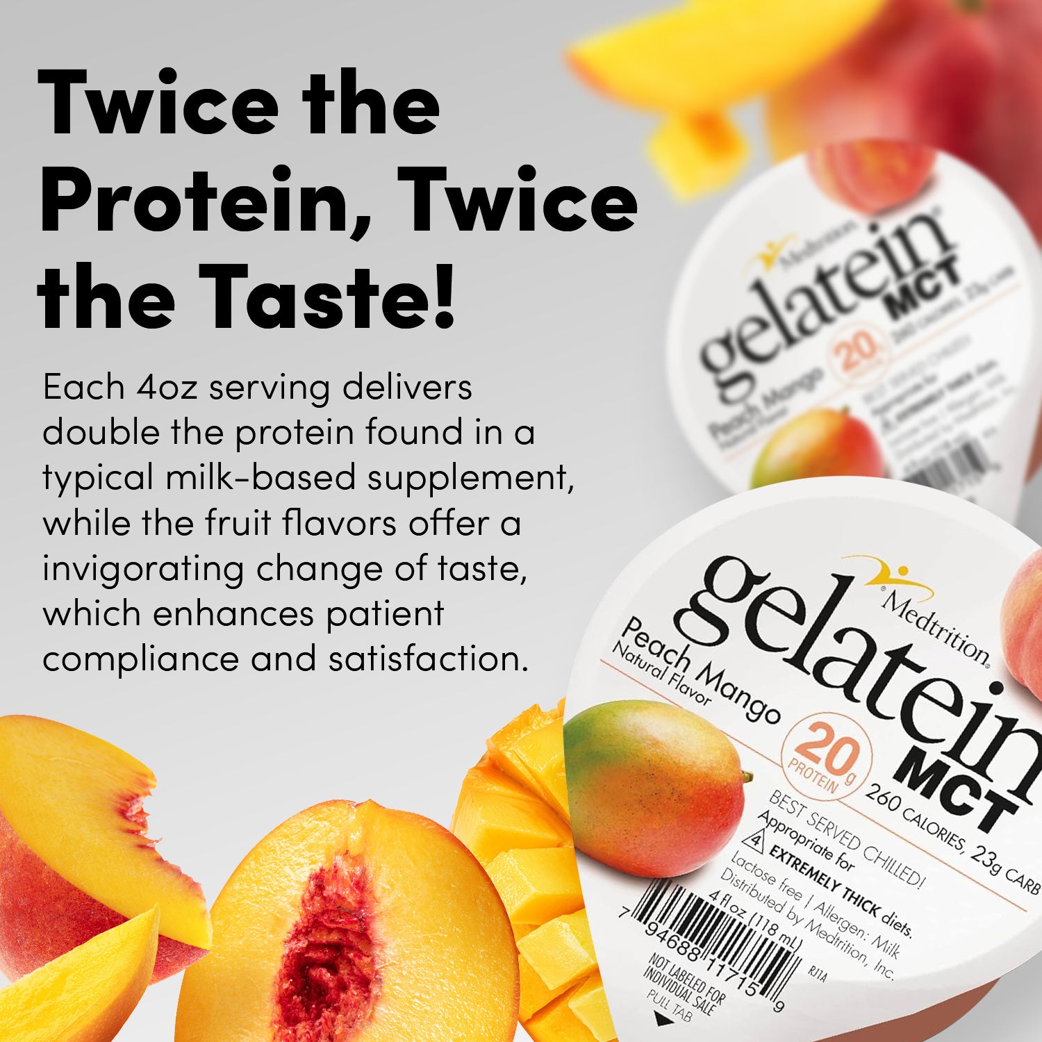 gelatein mct - peach mango