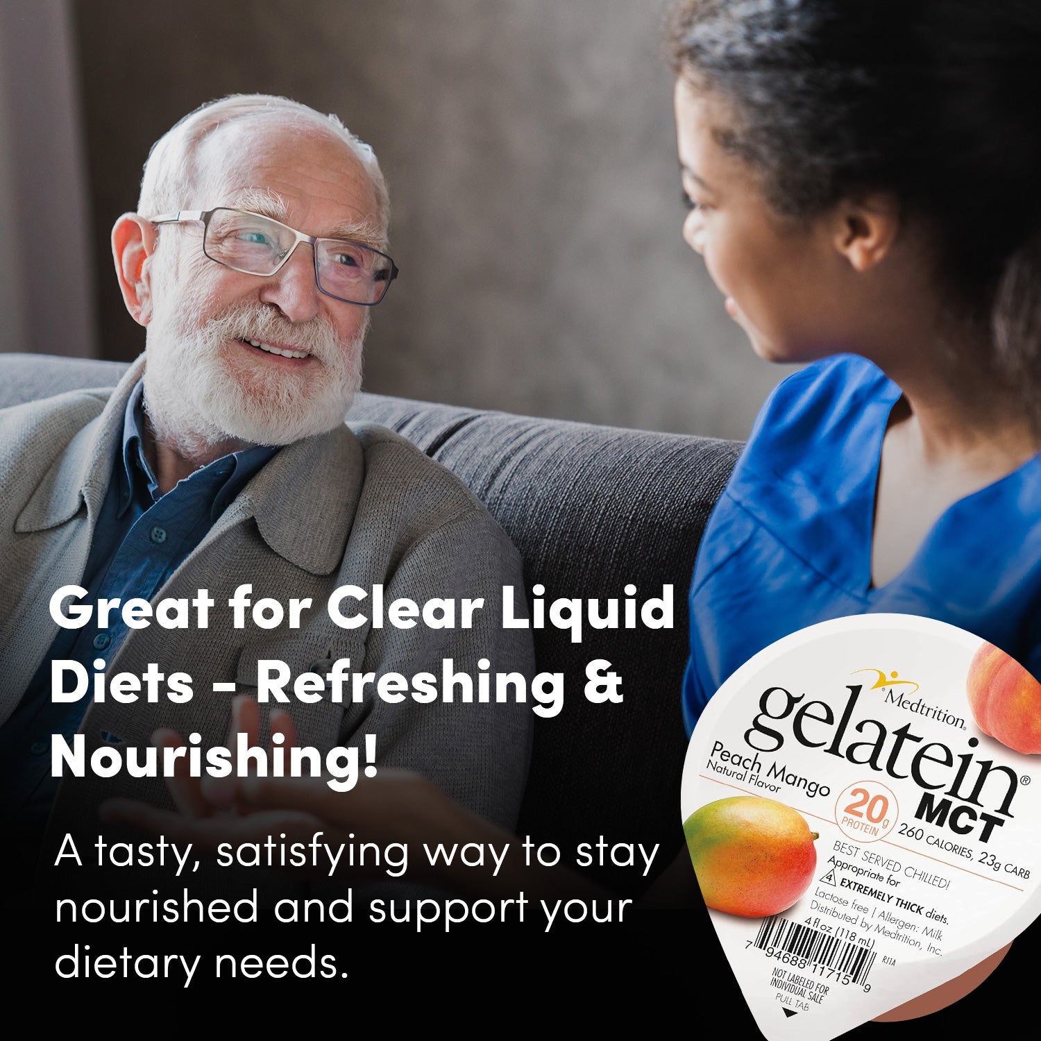 gelatein mct - peach mango