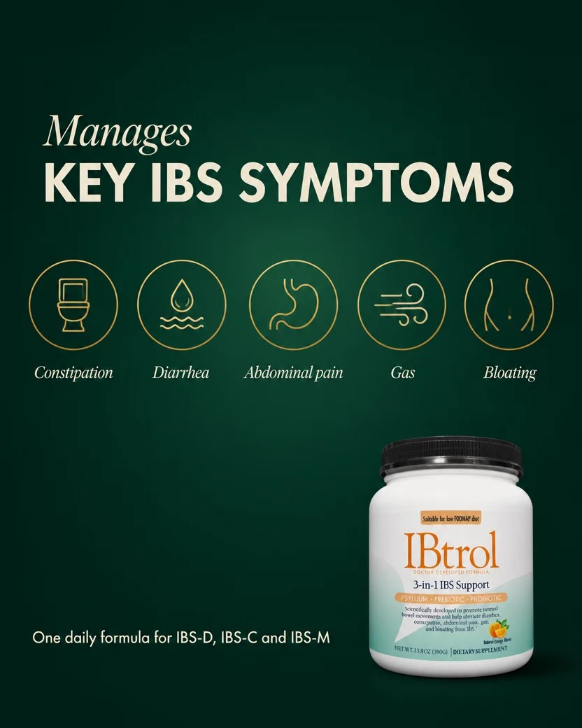 IBtrol® 3-in-1 IBS and Sensitive Gut Support