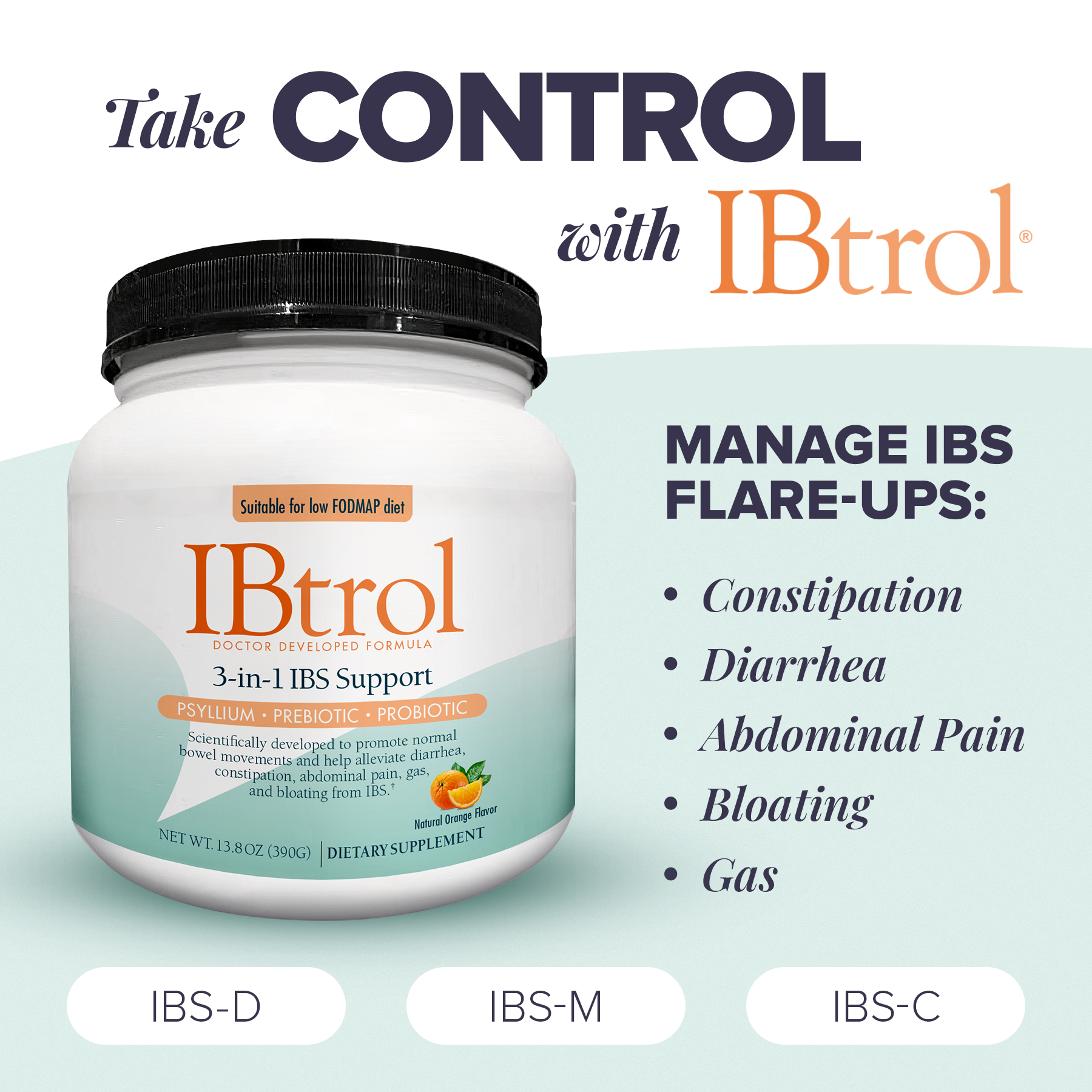 IBtrol® 3-in-1 IBS Support