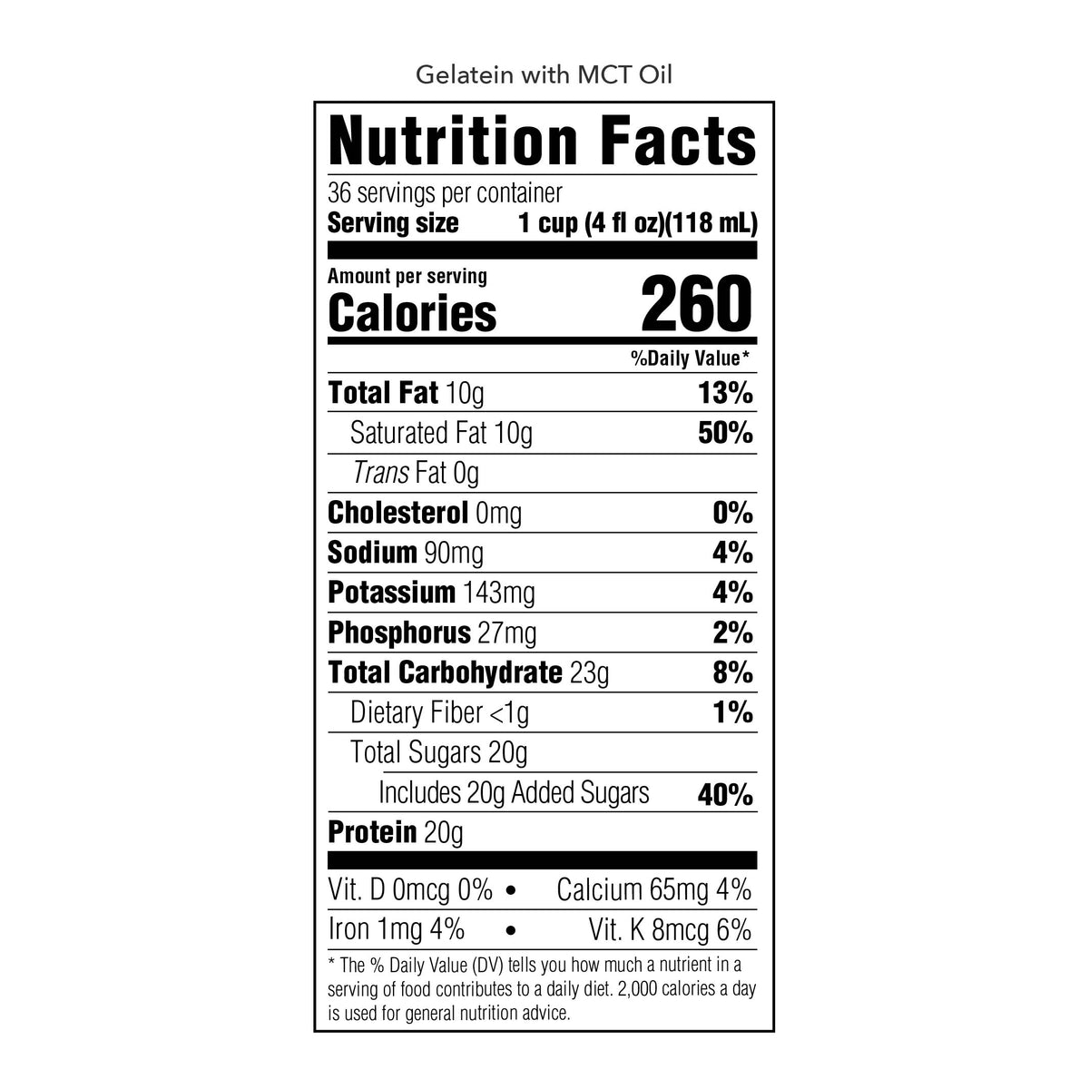 Gelatein MCT | Medtrition