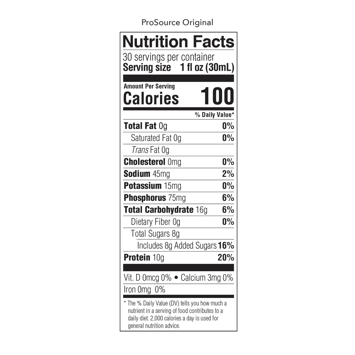 ProSource® Original Protein | Medtrition